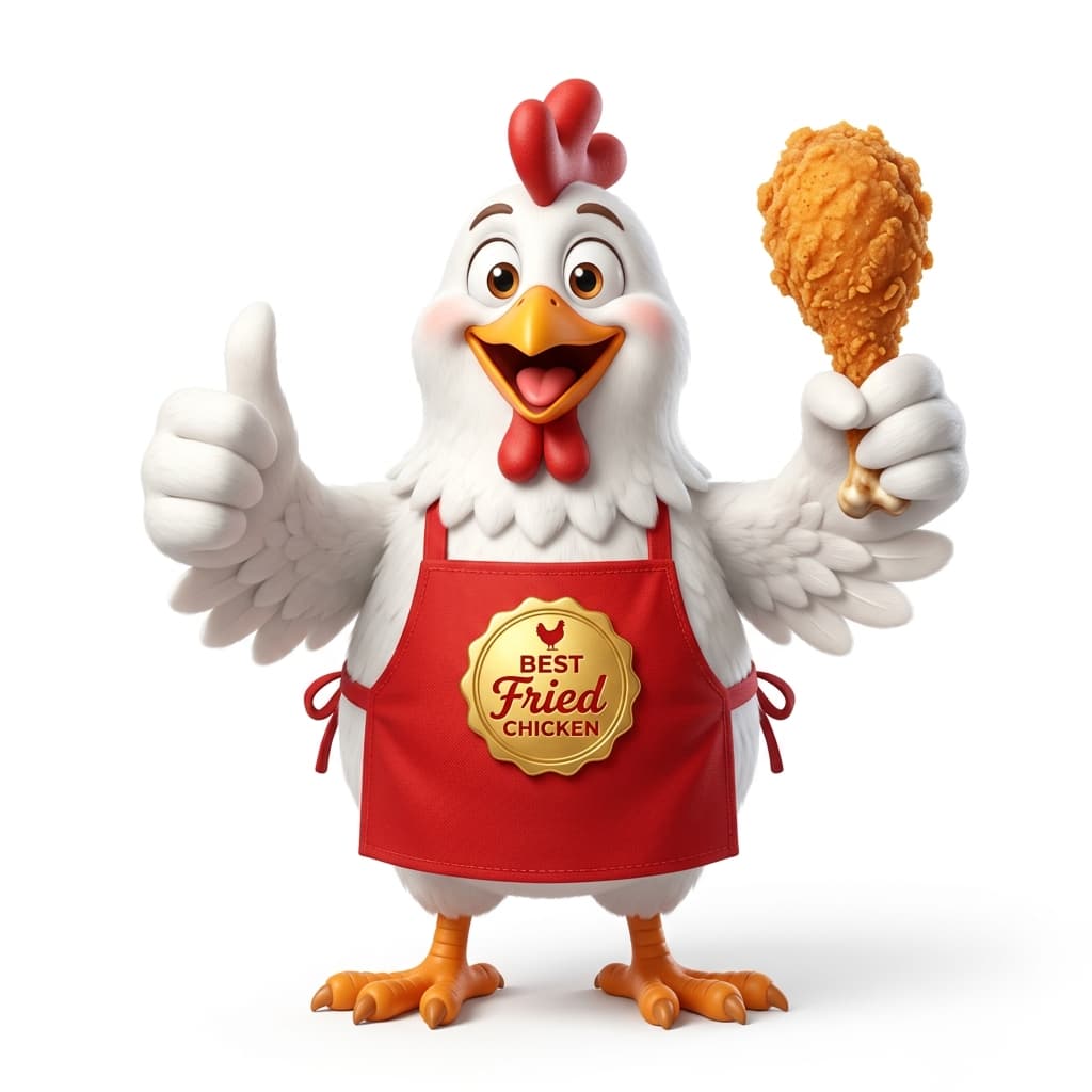 Maskot Sukaku Fried Chicken